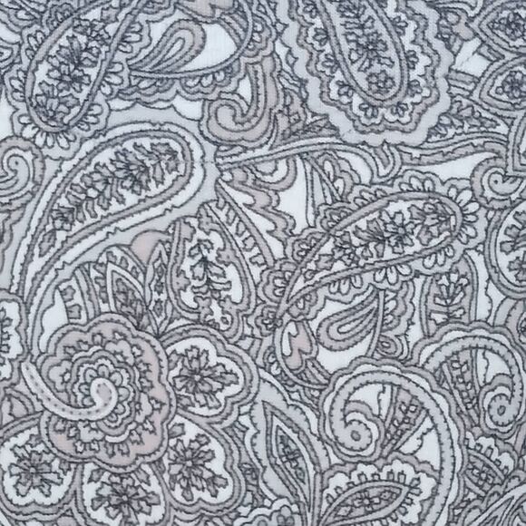 Secret Treasures Pink Gray Paisley Long Nightgown Sz M 8 10 - Picture 7 of 7